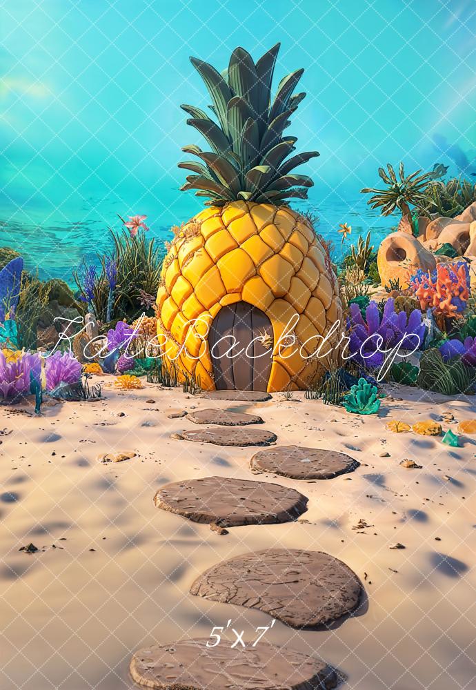 Kate Under The Sea Fantasy Pineapple House Backdrop Designed by Emetselch
