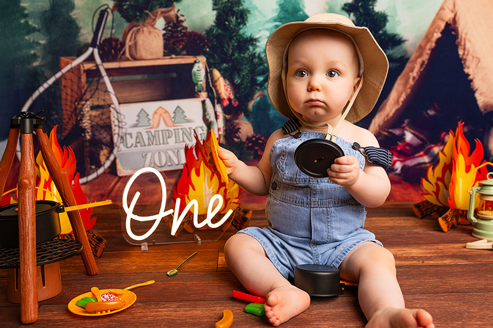 Kate Camping Cake Smash Photo Kit