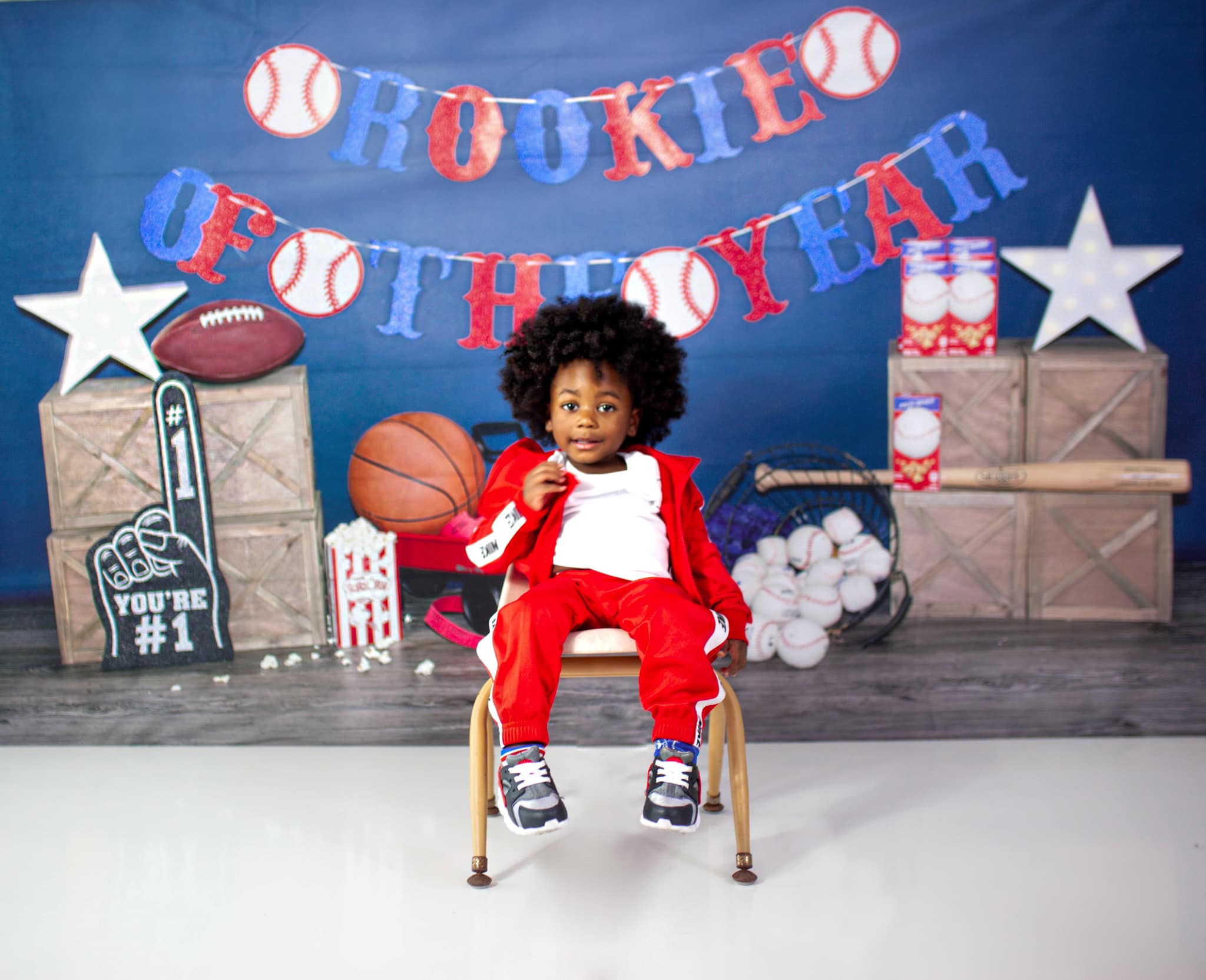 Kate Rookie of the Year Sports Backdrop Designed by Valerie Miranda - Kate Backdrop