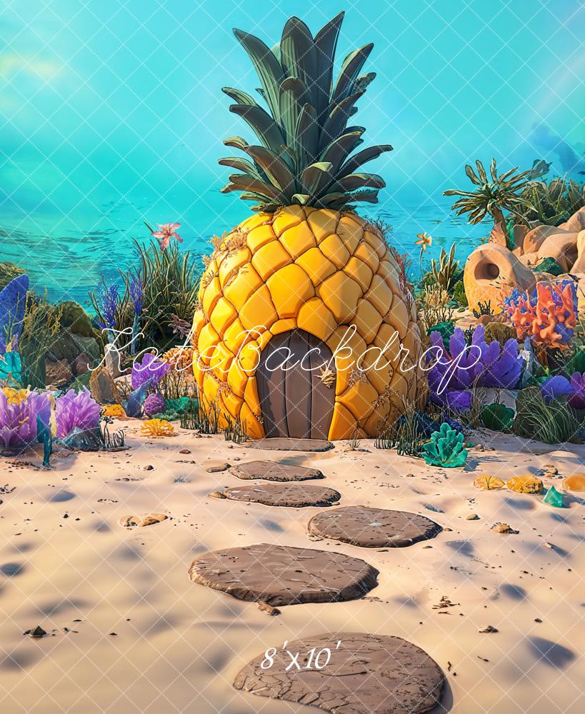 Kate Under The Sea Fantasy Pineapple House Backdrop Designed by Emetselch