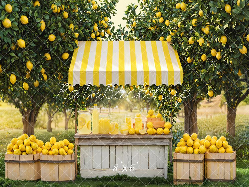 Kate Summer Lemon Stand Orchard Backdrop Designed by Emetselch