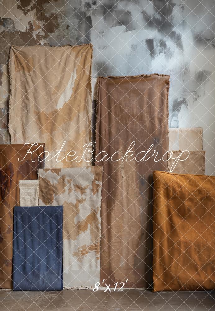 Kate Vintage Abstract Fabric Wall Backdrop Designed by Kate Image