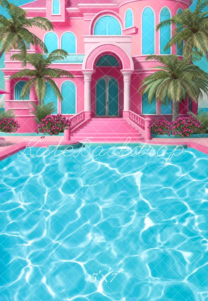 Kate Summer Pool Party Dolly Dream Backdrop Designed by Ashley Paul