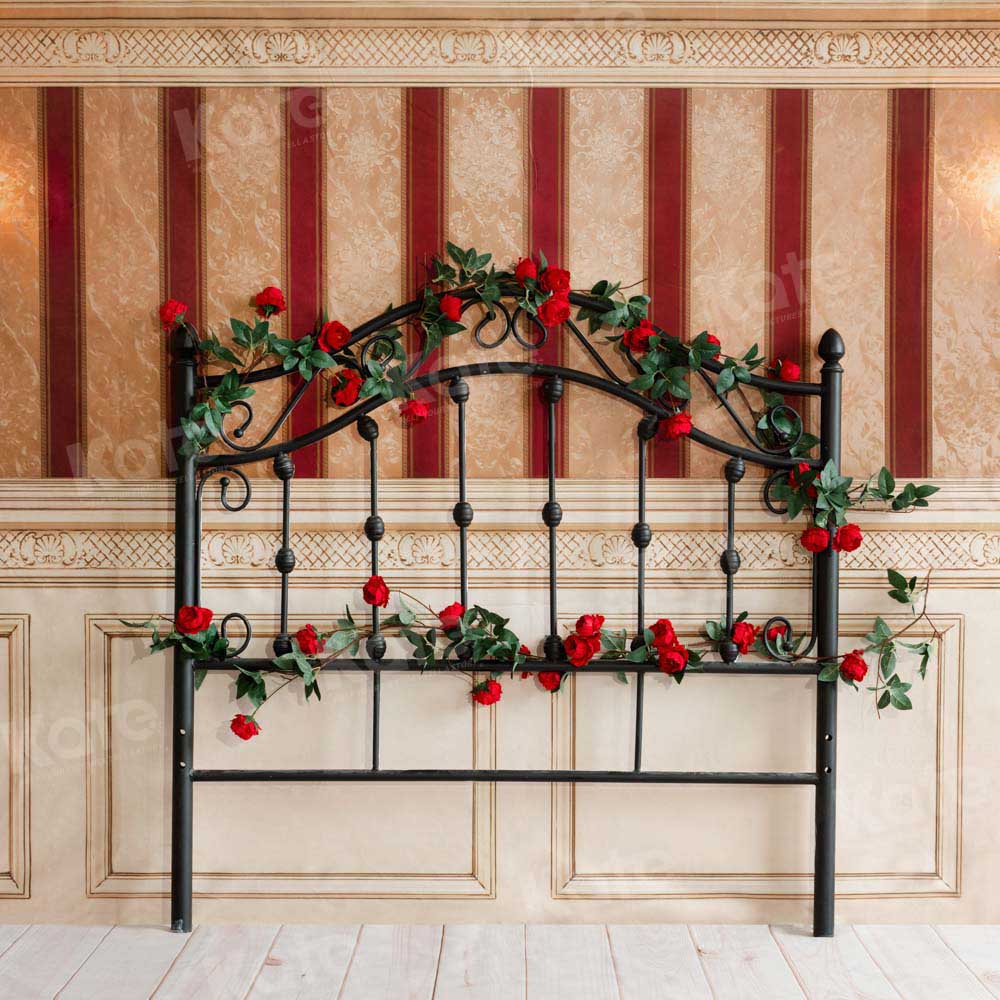 Kate Valentine's Day Headboard Vintage Elegant Wall Backdrop Designed by Emetselch