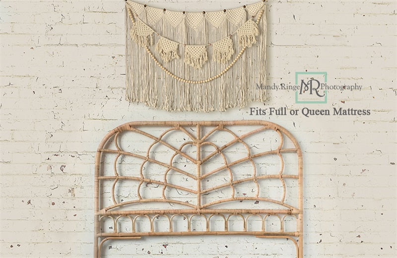 Kate Macrame Boho Headboard Backdrop Designed by Mandy Ringe Photography