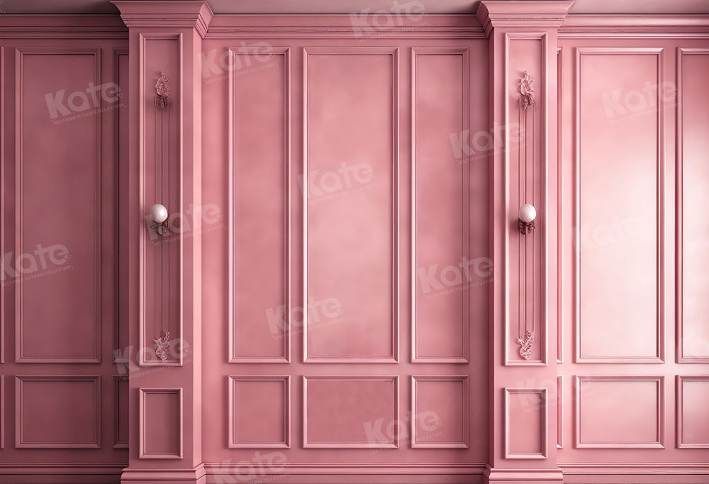 Kate Pink Vintage Wall Boudoir Backdrop for Photography