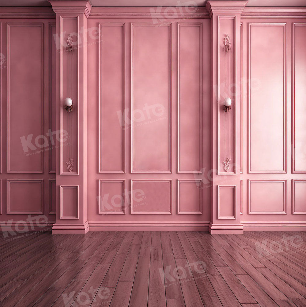 Kate Pink Vintage Wall Boudoir Backdrop for Photography