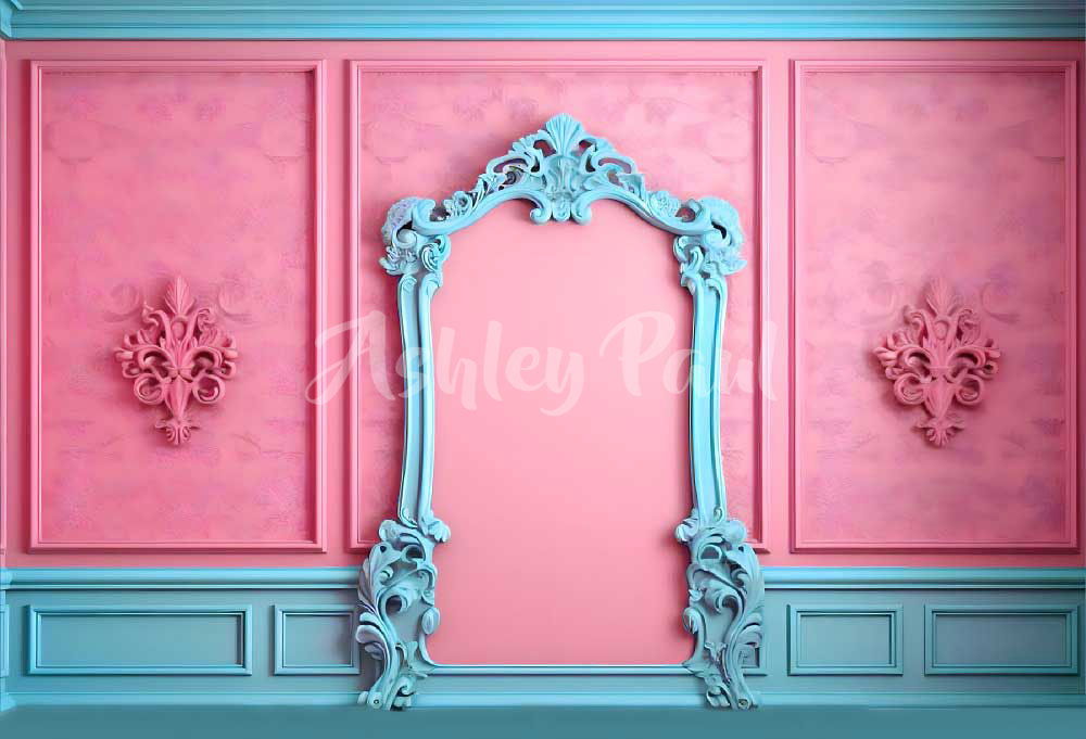 Kate Fashion Doll Retro Ornate Wall Backdrop Designed by Ashley Paul