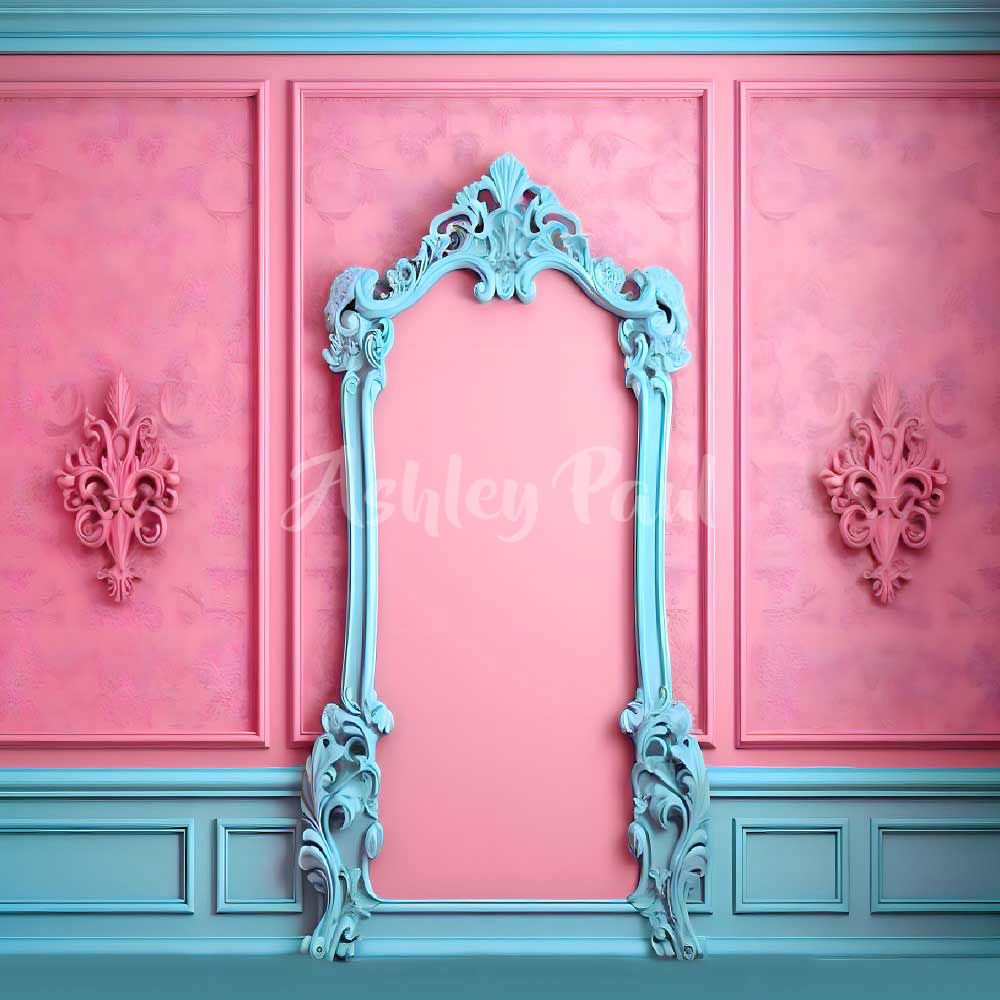 Kate Fashion Doll Retro Ornate Wall Backdrop Designed by Ashley Paul