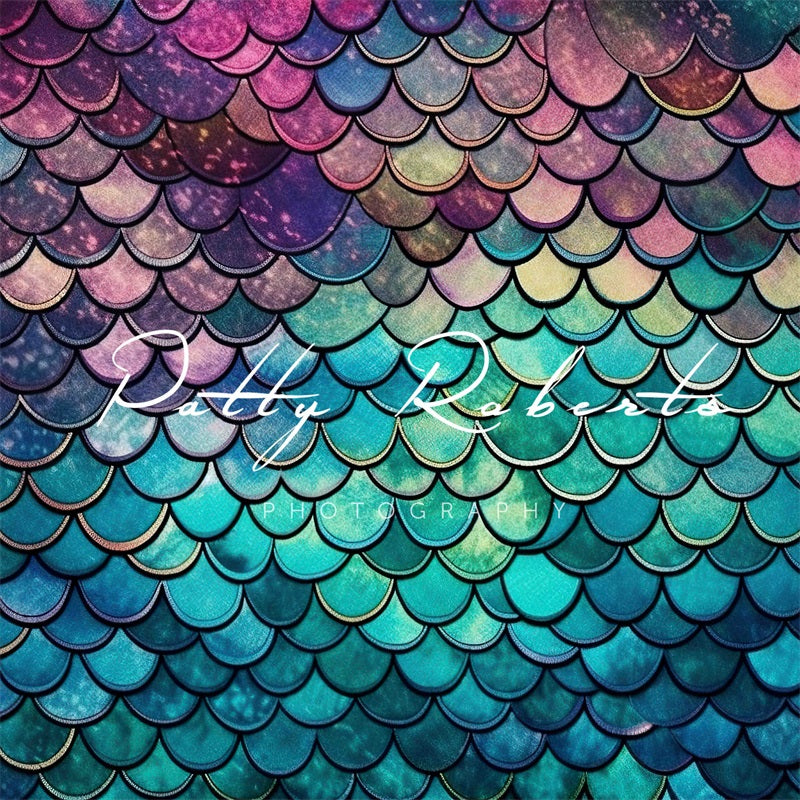 Kate Glitter Mermaid Backdrop Designed by Patty Robert