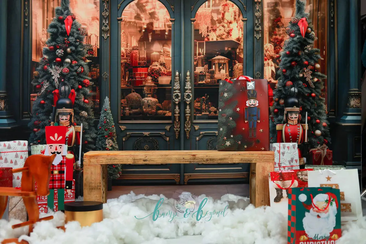Kate Christmas Nutcracker Store Backdrop Designed by Emetselch