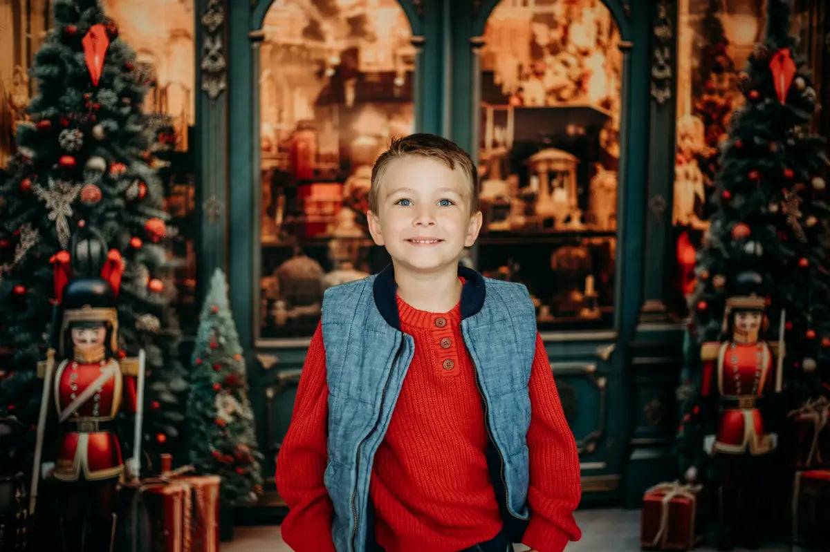 Kate Christmas Nutcracker Store Backdrop Designed by Emetselch