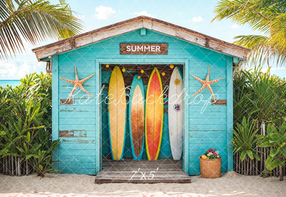 Kate Summer Surfboards Beach House Backdrop Designed by Chain Photography