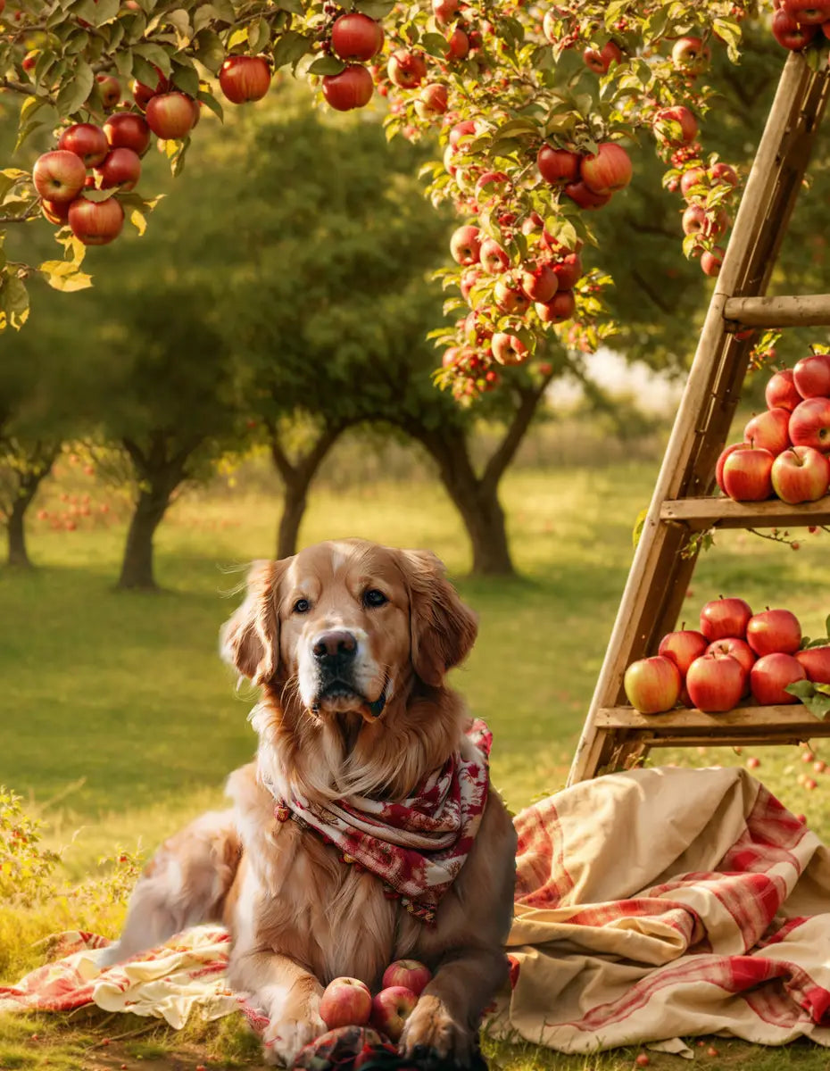 Kate Autumn Outdoor Forest Apple Orchard Backdrop Designed by Emetselch
