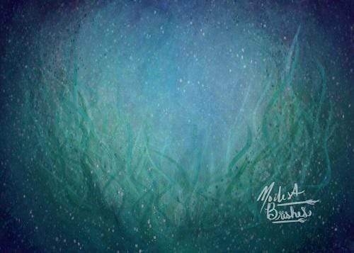 Katebackdrop£ºKate Underwater Mermaid's Mantle Backdrop for Photography Designed by Modest Brushes