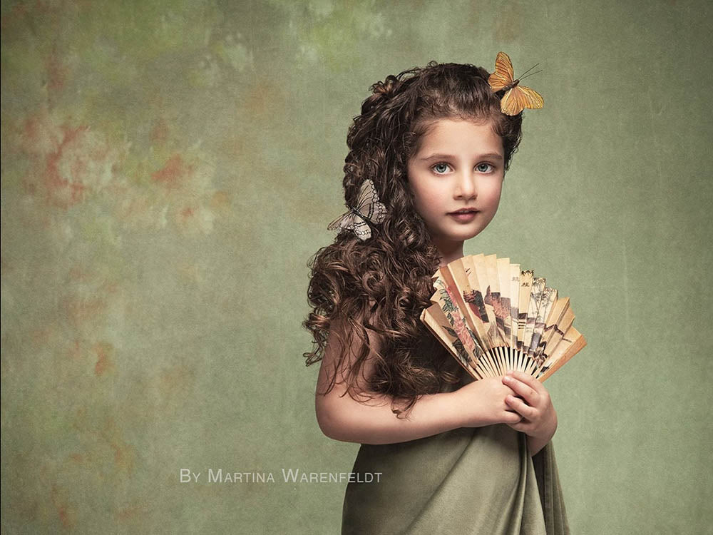 Kate Fine Art Flowers Green Color Abstract Backdrop for Photography Designed By Jerry_Sina - Kate Backdrop