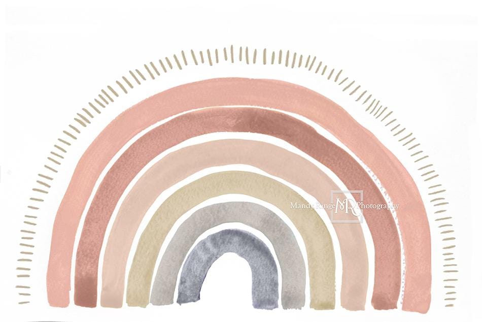 Kate Boho Rainbow Backdrop Designed by Mandy Ringe Photography - Kate Backdrop