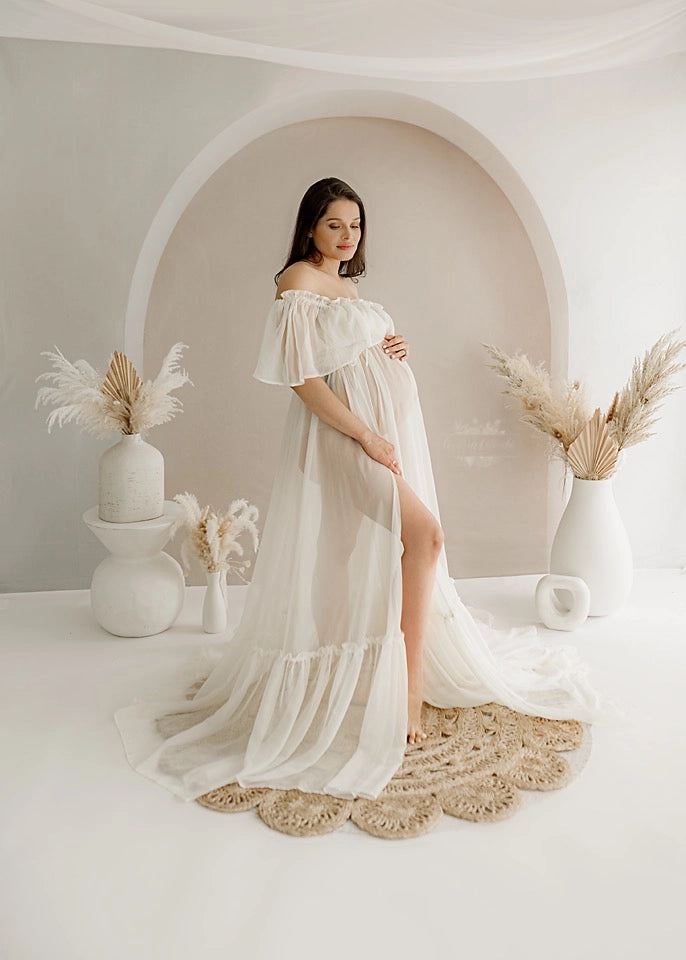 Kate Beige Art Arch Wall Studio Backdrop Designed by Kate Image
