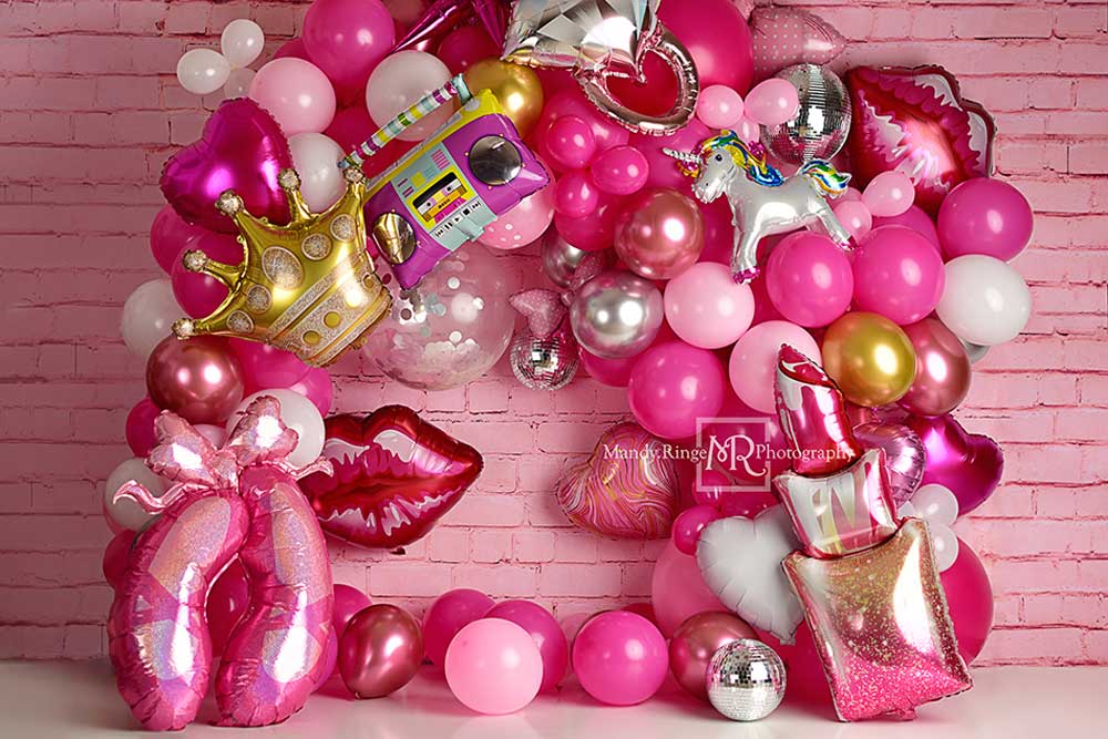 Kate Cake Smash Backdrop Birthday Party Girly Doll Designed by Mandy Ringe Photography - Kate Backdrop