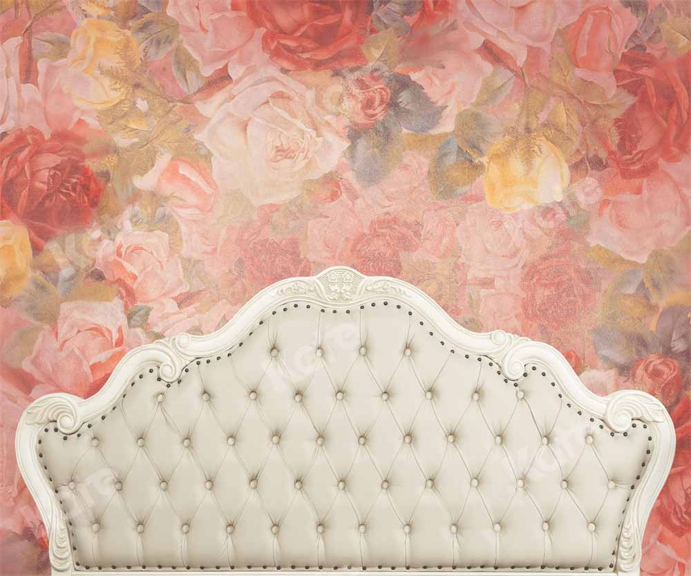 Kate Headboard Valentine's Day Backdrop Designed by Chain Photography - Kate Backdrop