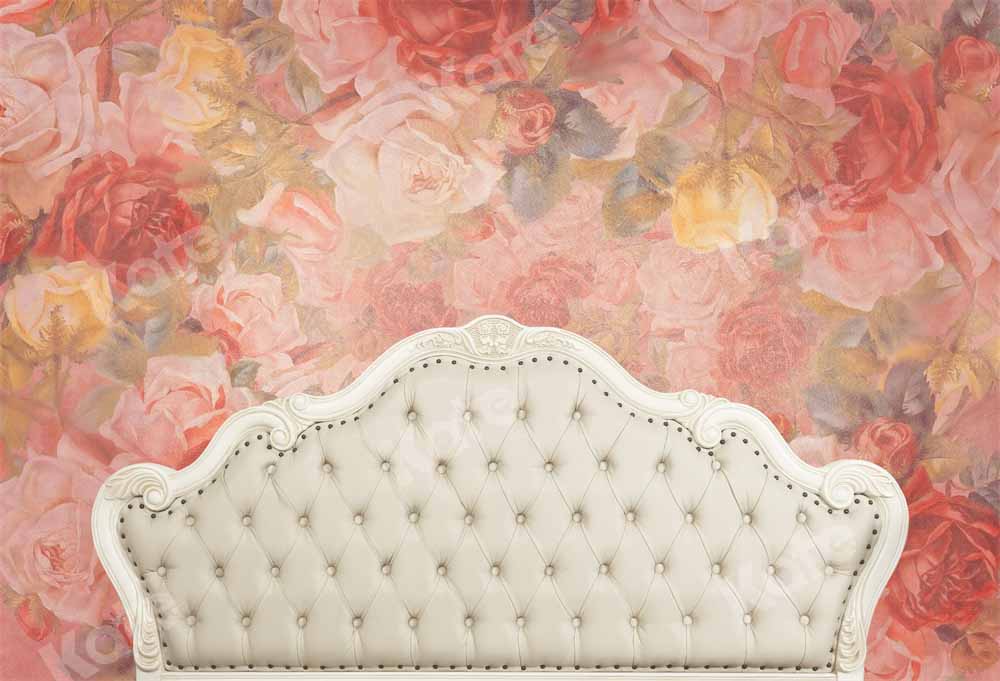Kate Headboard Valentine's Day Backdrop Designed by Chain Photography - Kate Backdrop