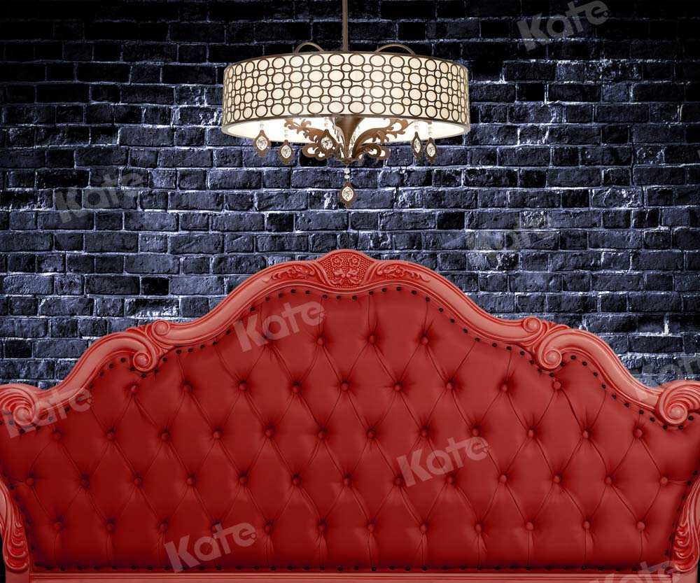 Kate Red Headboard Backdrop Romantic Valentine's Day Designed by Chain Photography - Kate Backdrop