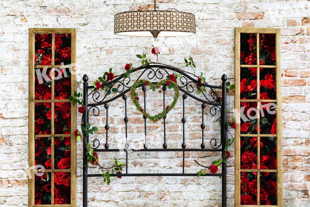 Kate Valentine's Day Backdrop Headboard Designed by Emetselch