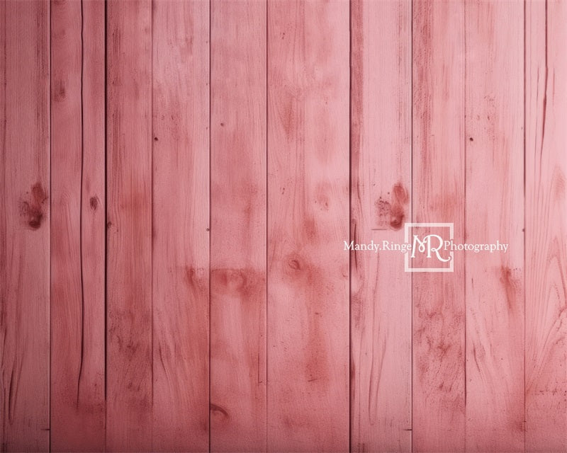 Kate Pink Doll Wood Rubber Floor Mat designed by Mandy Ringe Photography