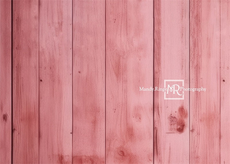 Kate Pink Doll Wood Rubber Floor Mat designed by Mandy Ringe Photography