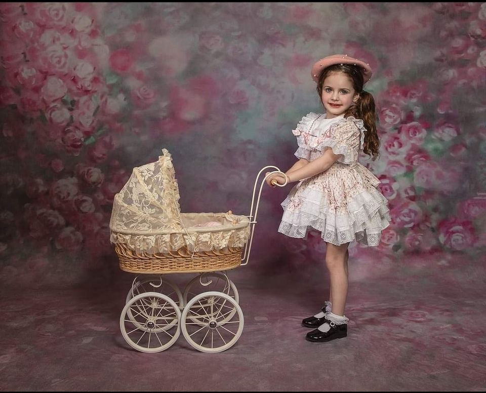 Kate Sweep Pink Florals Backdrop for Photography - Kate Backdrop