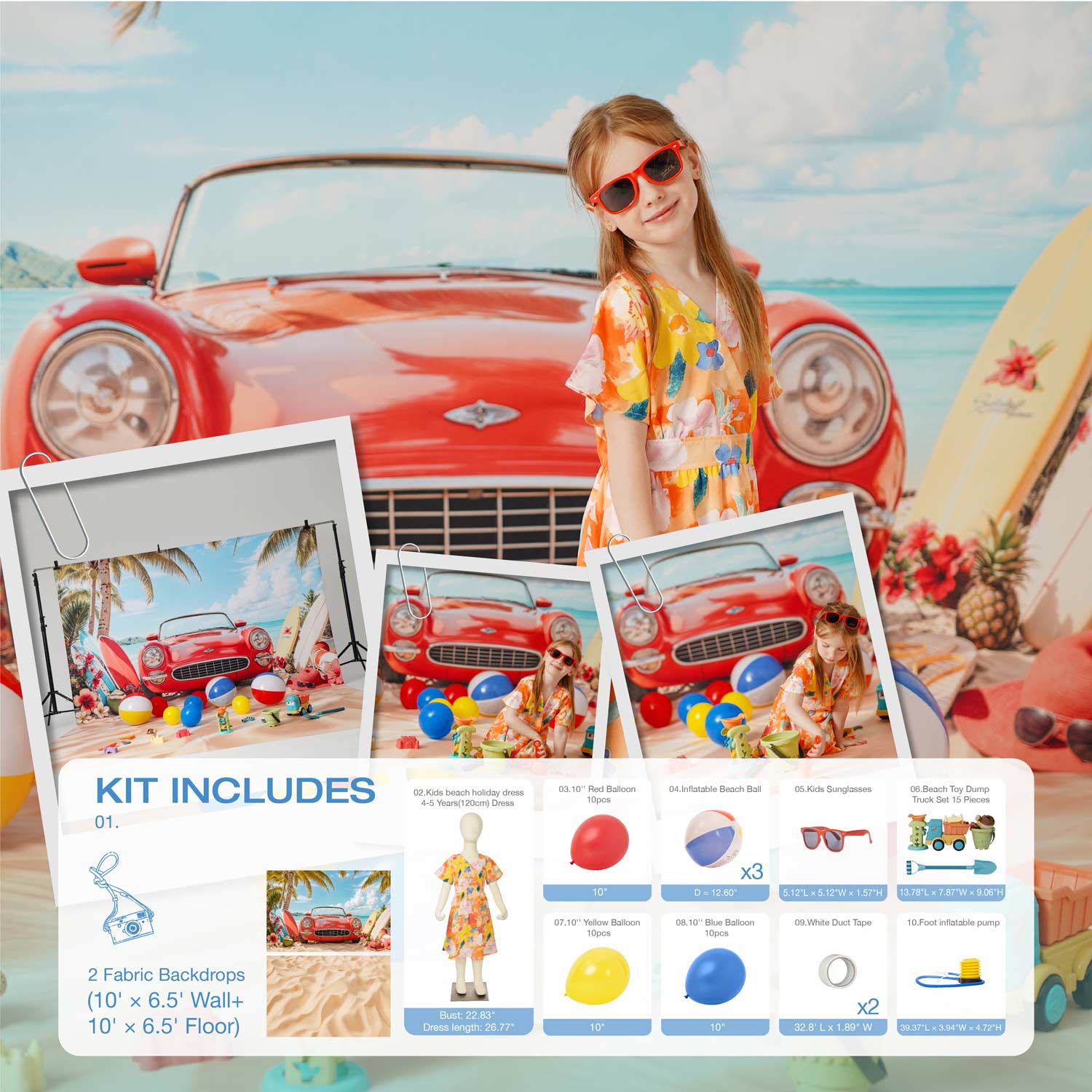Kate Summer beach photo Kit