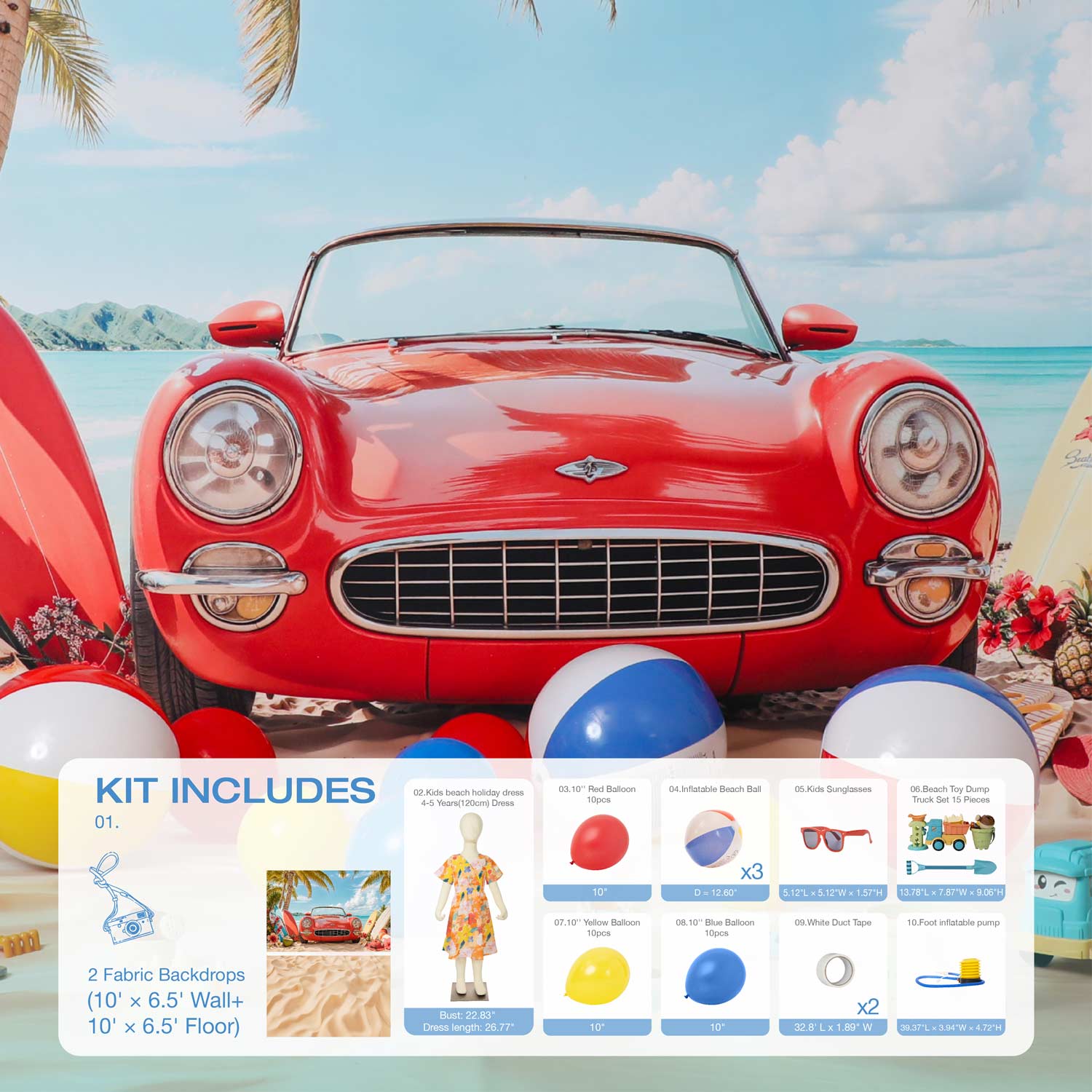 Kate Summer beach photo Kit