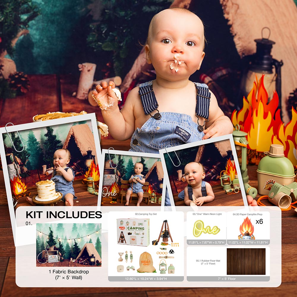 Kate Camping Cake Smash Photo Kit