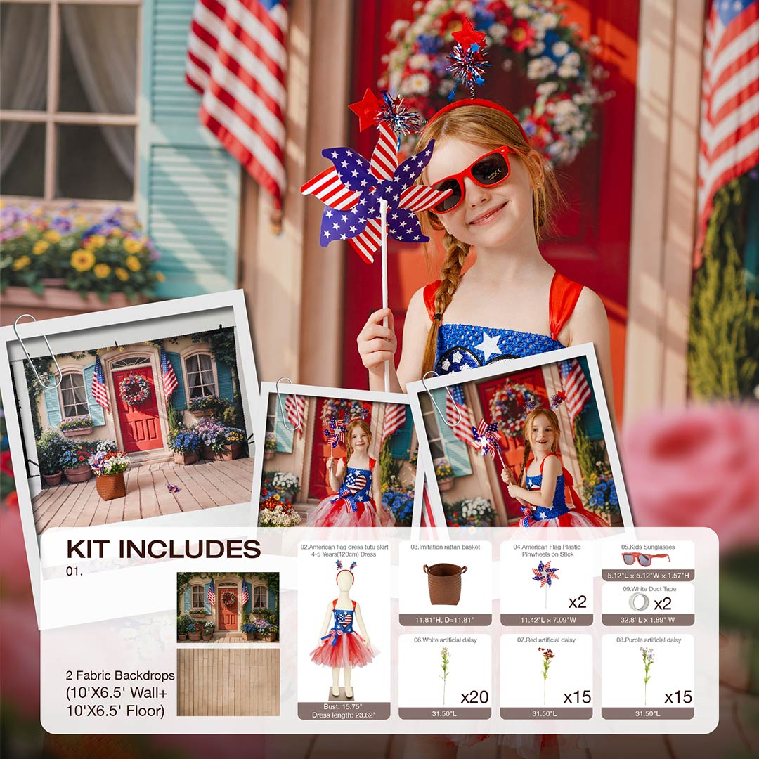Kate Independence Day Front of House Photo Kit
