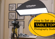 tabletop photography setup