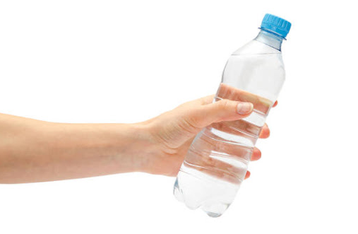 Get an unfilled water bottle